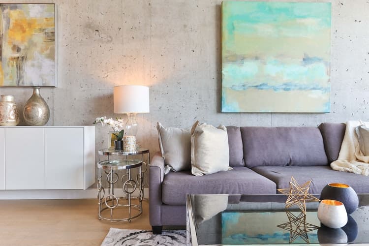 Original Kunstwerke setzen Highlights im Wohnraum 1 Original Kunst im Raum wirkt aufwertend