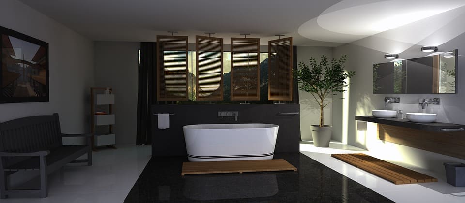 Das Badezimmer modern gestalten 4 Badezimmer und Wohnbereich verschmelzen