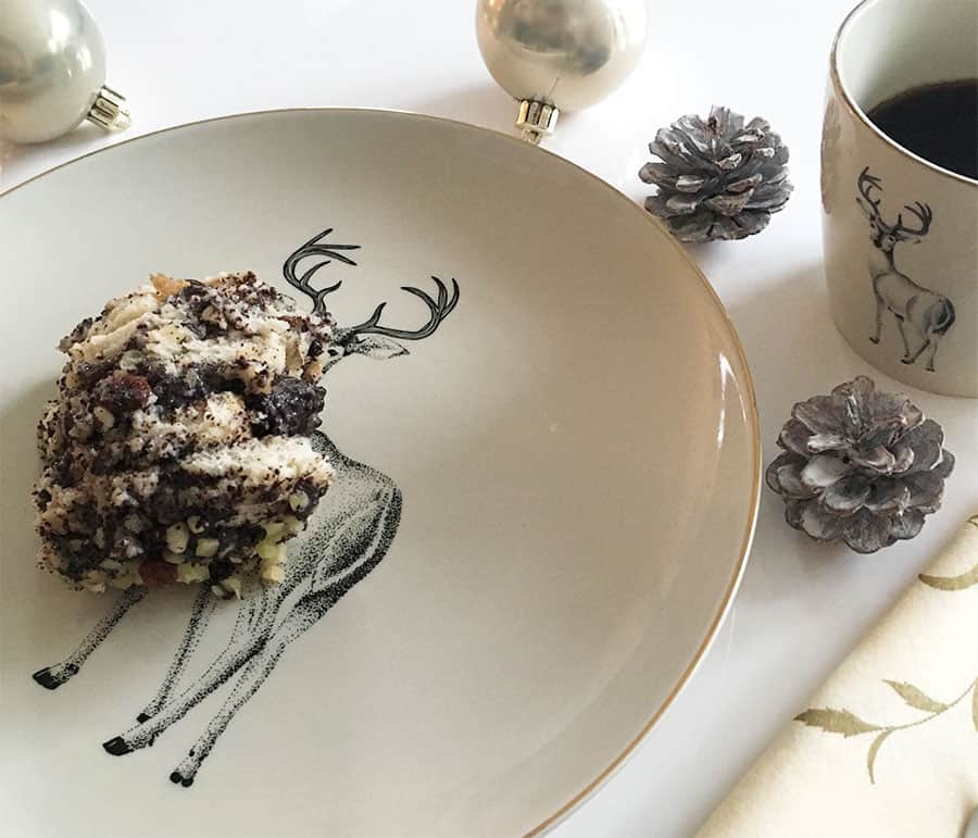 Schlesische Mohnklöße als Weihnachtsdessert mit Mohn