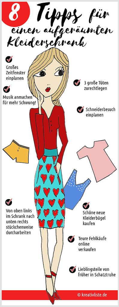 Tipps für einen aufgeräumten Kleiderschrank