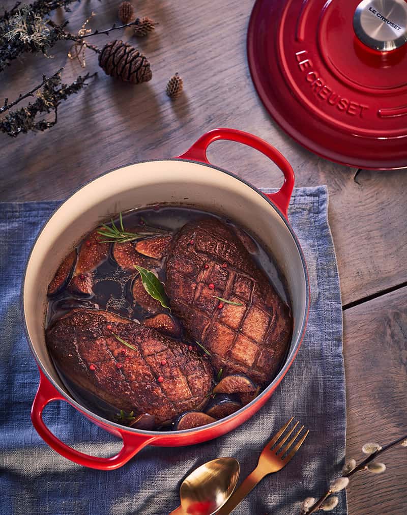 Entenbrust mit Honig und Portwein