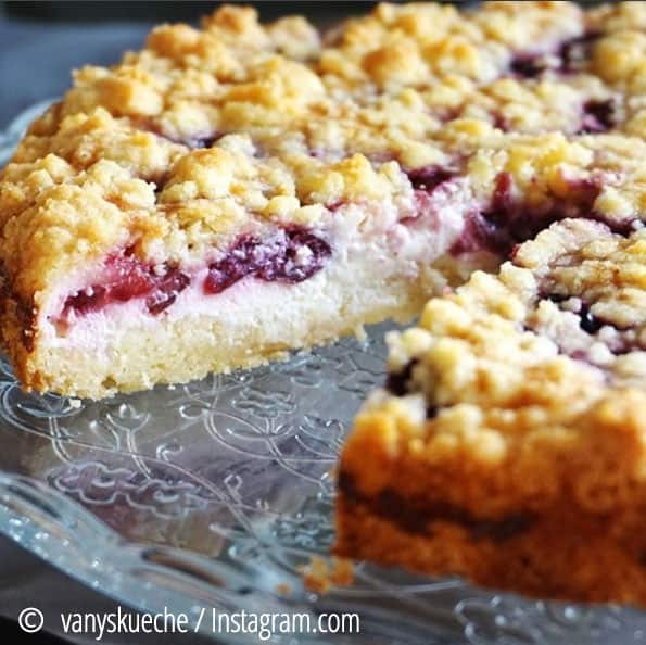 Käsekuchen mit Streuseln